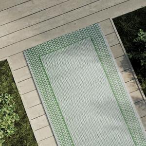 VidaXL Vanjski tepih zeleni 80 x 250 cm PP
