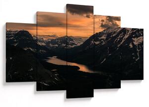 Slika jezera između planina (150x105 cm)