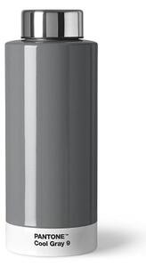Siva putna boca od nehrđajućeg čelika 630 ml - Pantone