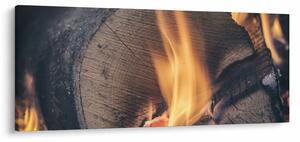 Slika drva koje gori (120x50 cm)