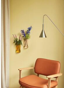 Narančasta fotelja od imitacije kože Hübsch Haze