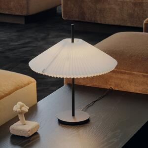 New Works Nebra LED stolna lampa, crna i bijela, 45 cm, tkanina, Crno, Dnevni boravak/blagovaonica, Metal