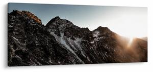 Slika stjenovitog planinskog lanca (120x50 cm)