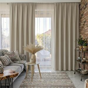 Zavjese u setu Blackout Light Beige (2 kom) 140x260