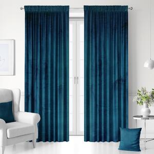 Zavjese u setu Holland Velvet Navy (2 kom) 140x250
