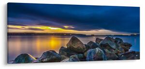 Slika - Oblaci nad vodom (120x50 cm)