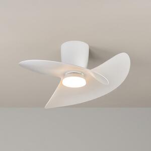 Mantra Iluminación Ona LED stropni ventilator, bijeli, DC, tih, CCT, 70 cm, prigušiva, Bijela, Dnevni boravak/blagovaonica, Metal
