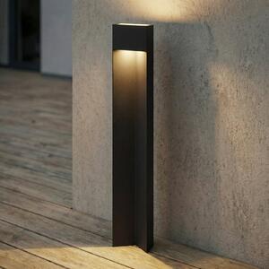 Lucande Kaholo LED svjetlo za stazu, mat crna, 90 cm, IP44, Crno, Aluminij