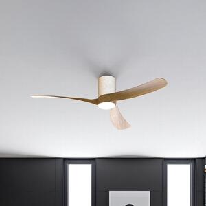 Mantra Iluminación Stropni ventilator Nemo II L LED, bijela/drvo, DC, tih, CCT, prigušiva, Bijela, Dnevni boravak/blagovaonica, Metal