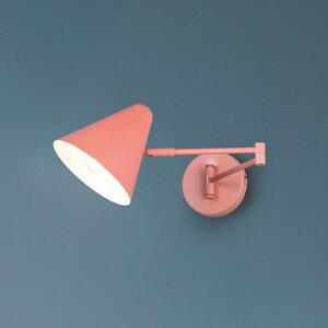 Trio Lighting Zidna svjetiljka Cosima, marelica, projekcija 54 cm, metal, Naranča, Dnevni boravak/blagovaonica, Metal