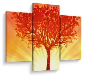 Slika - Drvo obasjano suncem (90x60 cm)