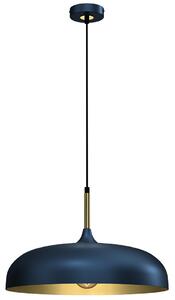 LINCOLN BLUE/GOLD viseća lampa 1xE27 45cm