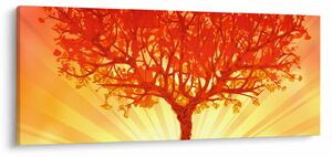 Slika - Drvo obasjano suncem (120x50 cm)
