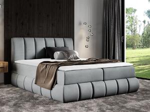 Zondo Bračni krevet 180 cm Guliver (siva) (s podnicom, madracem i prostorom za odlaganje). 1070129