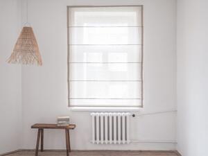Rimska zavjesa šir. 140 cm Linen Muslin 2 boje