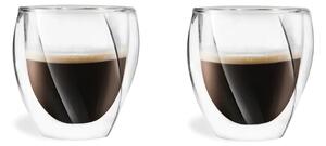 Šalice u setu 2 kom za cappuccino/s dvostrukom stijenkom 250 ml Cristallo – Vialli Design