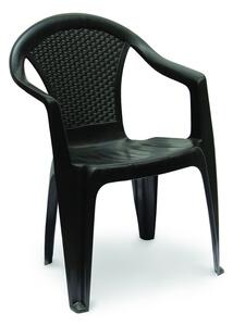 Plastična stolica KORA ANTRACIT 55x53,5x82 cm