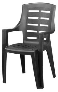 Plastična stolica Talia antracit 60x62x89 cm