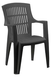 Plastična stolica Arpa antracit 60x62x89 cm