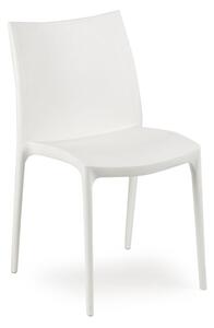 Plastična stolica ZIP BIJELA 46x54x82 cm
