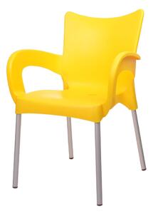 Plastična stolica MEGA PLAST DOLCE / ŽUTA