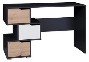 Zondo PC stolić Iweta 1 (grafit + bijela mat + hrast artisan). 1051761