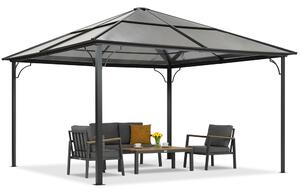 Moderna vrtna sjenica Santiago 4x4 m Garden Point antracyt