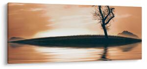 Slika drveta na otoku (120x50 cm)