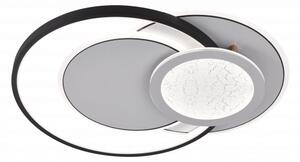 LED stropna svjetiljka 84W bijelo/crno tijelo CCT + daljinski upravljač
