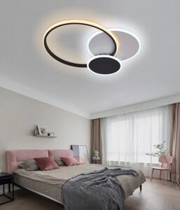 LED stropna svjetiljka 78W bijelo/crno tijelo CCT + daljinski upravljač