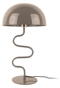 Svjetlo smeđa stolna lampa s metalnim sjenilom (visina 54 cm) Twist – Leitmotiv
