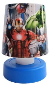 LED dječja noćna svjetiljka AVENGERS 11 cm plava