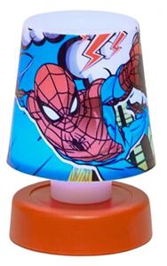 LED dječja noćna lampica SPIDERMAN 11 cm crvena