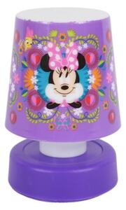 LED dječja noćna lampa MINNIE 11 cm ljubičasta