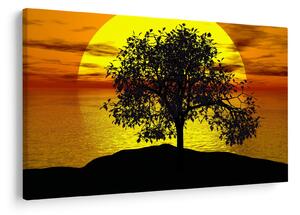 Slika siluete stabla (90x60 cm)