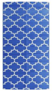 VidaXL Vanjski tepih plavi 80 x 150 cm PP