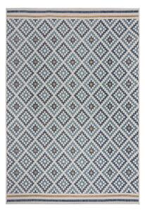 Žuti /plavi unutarnji i vanjski tepih 120x170 cm Zia Trellis – Flair Rugs
