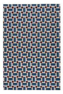 Plavi tepih 120x170 cm Lennox Geometric – Flair Rugs