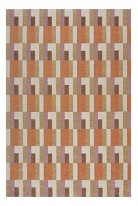 Narančasti/u prirodnoj boji tepih 120x170 cm Riley Block Geo – Flair Rugs