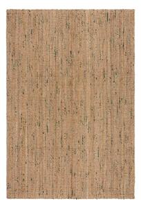 Zeleni/u prirodnoj boji obostrani/ručno rađen juten tepih 200x290 cm Jute Boucle Green – Flair Rugs