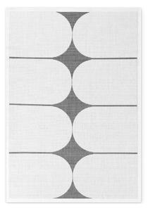 Crno-bijeli unutarnji i vanjski tepih 120x170 cm Duet Bowen – NORTHRUGS