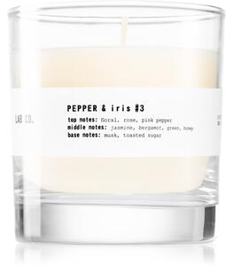The Olphactory Lab Co. Pepper & Iris mirisna svijeća 200 g