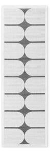 Crno-bijela unutarnja i vanjska staza 80x250 cm Duet Bowen – NORTHRUGS