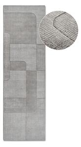 Siva ručno rađena vunenia staza 80x250 cm Charlotte – Villeroy&Boch