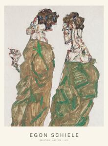 Reprodukcija Devotion (Special Edition Male Portrait) - Egon Schiele