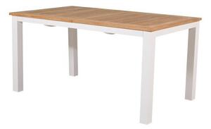 Vrtni stol Dallas 284576x90cm, Bijela, Svijetlo drvo, Metal