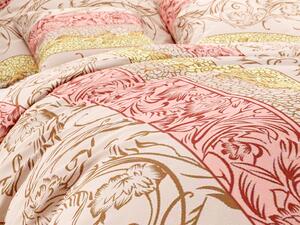 Krem pamučna posteljina SUMMER DREAM BROWN Dimenzije posteljine: 70 x 90 cm | 140 x 200 cm