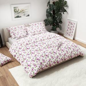 Pamučna posteljina ROSE DREAM bijela Dimenzije posteljine: 70 x 90 cm | 140 x 200 cm