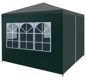 VidaXL Šator za zabave 3 x 3 m zeleni