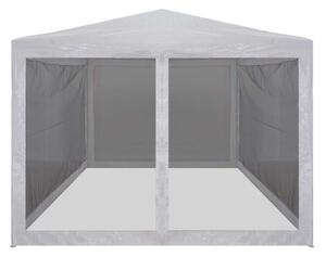 VidaXL Šator za zabave s 4 mrežasta bočna zida 3 x 3 m
